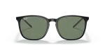 แว่นกันแดด Rayban RB4387F-901/71 Black Dark Green แว่นกันแดด Rayban RB4387F-901/71 ด้านหน้า