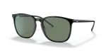 แว่นกันแดด Rayban RB4387F-901/71 Black Dark Green แว่นกันแดด Rayban RB4387F-901/71 มุมเฉียง สีดำ สำหรับผู้ใช้ทุกเพศ
