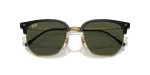 แว่นกันแดด Rayban New Clubmaster RB4416-601/31 Black On Arista Green แว่นกันแดด Rayban RB4416-601/31 close-up ด้านหน้า