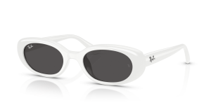 แว่นกันแดด Rayban RB4441D-677287 White Dark Grey