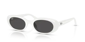 แว่นกันแดด Rayban RB4441D-677287 มุมเฉียง สีขาว สำหรับผู้ใช้ทุกเพศ