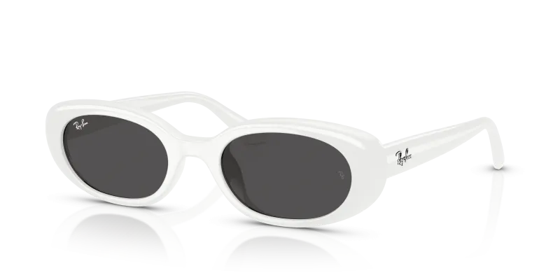 แว่นกันแดด Rayban RB4441D-677287 มุมเฉียง สีขาว สำหรับผู้ใช้ทุกเพศ
