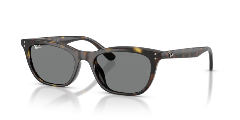 แว่นกันแดด Rayban RB4474D-710/87 มุมเฉียง สีฮาวานา สำหรับผู้ใช้ทุกเพศ