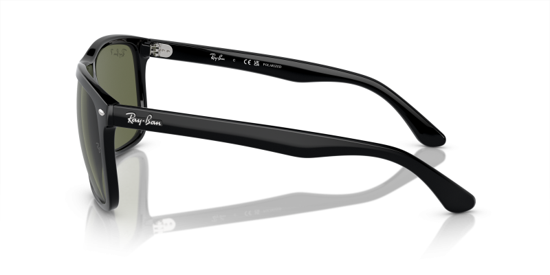 แว่นกันแดด Rayban RB4547F-601/58 มุมข้าง ขาแว่นสีดำ