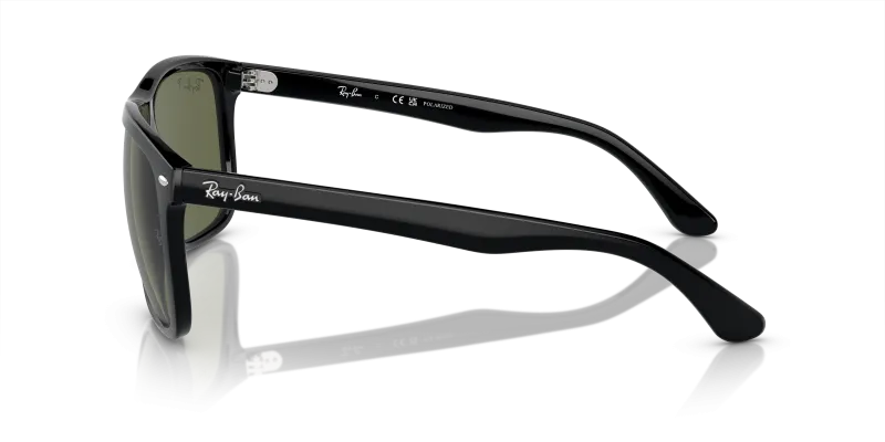 แว่นกันแดด Rayban RB4547F-601/58 มุมข้าง ขาแว่นสีดำ
