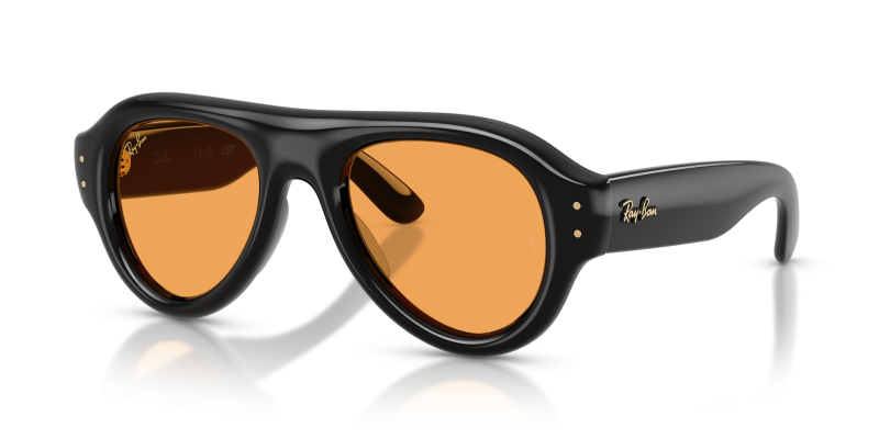 แว่นกันแดด Rayban RB4925-601/7 Black Orange แว่นกันแดด Rayban RB4925-601/7 มุมเฉียง สีดำ สำหรับผู้ใช้ทุกเพศ