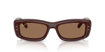 แว่นกันแดด Rayban RB4944-687773 Transparent Brown Dark Brown แว่นกันแดด Rayban RB4944-687773 ด้านหน้า
