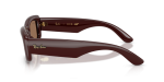 แว่นกันแดด Rayban RB4944-687773 Transparent Brown Dark Brown แว่นกันแดด Rayban RB4944-687773 มุมข้าง ขาแว่นสีน้ำตาลโปร่งใส
