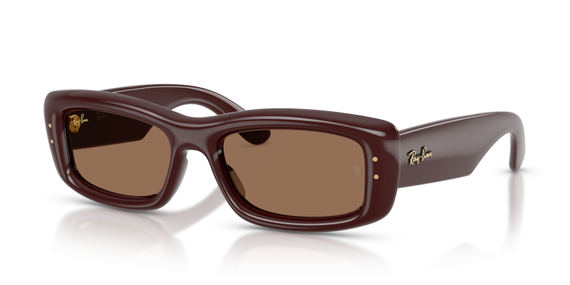 แว่นกันแดด Rayban RB4944-687773 Transparent Brown Dark Brown แว่นกันแดด Rayban RB4944-687773 มุมเฉียง สีน้ำตาลโปร่งใส สำหรับผู้ใช้ทุกเพศ