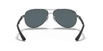 แว่นกันแดด Rayban Carbon Fibre RB8313-004/K6 Gunmetal Blue Mirror Silver แว่นกันแดด Rayban RB8313-004/K6 ขาแว่นด้านใน