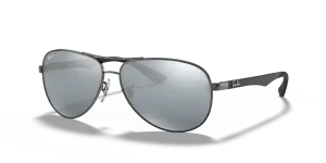แว่นกันแดด Rayban RB8313-004/K6 มุมเฉียง สีกันเมทัล สำหรับผู้ชาย