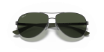 แว่นกันแดด Rayban Carbon Fibre RB8313-004/N5 Gunmetal G-15 Green Polarized แว่นกันแดด Rayban RB8313-004/N5 close-up ด้านหน้า