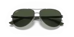 แว่นกันแดด Rayban Carbon Fibre RB8313-004/N5 Gunmetal G-15 Green Polarized แว่นกันแดด Rayban RB8313-004/N5 close-up ด้านหน้า