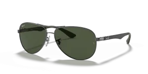 แว่นกันแดด Rayban RB8313-004/N5 มุมเฉียง สีกันเมทัล สำหรับผู้ชาย