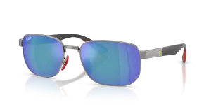 แว่นกันแดด Rayban RB8329M-F0014L มุมเฉียง สีกันเมทัล สำหรับผู้ใช้ทุกเพศ