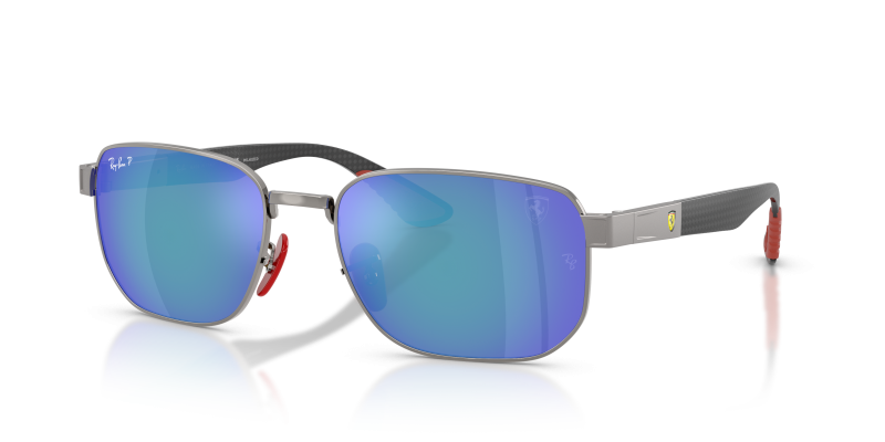 แว่นกันแดด Rayban RB8329M-F0014L มุมเฉียง สีกันเมทัล สำหรับผู้ใช้ทุกเพศ