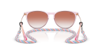 แว่นกันแดด Rayban Junior Erika RJ9060SF-7226V0 Transparent Violet Red Mirror Gradient Clear แว่นกันแดด Rayban RJ9060SF-7226V0 ขาแว่นด้านใน