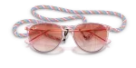 แว่นกันแดด Rayban RJ9060SF-7226V0 close-up ด้านหน้า