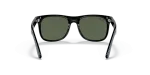 แว่นกันแดด Rayban Junior Justin RJ9069S-100/71 Black Dark Green แว่นกันแดด Rayban RJ9069S-100/71 ขาแว่นด้านใน
