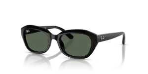 แว่นกันแดด Rayban RJ9081S-100/71 มุมเฉียง สีดำ สำหรับเด็กผู้หญิง