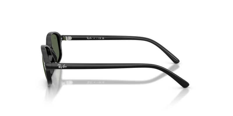 แว่นกันแดด Rayban RJ9132SF-100/31 มุมข้าง ขาแว่นสีดำ