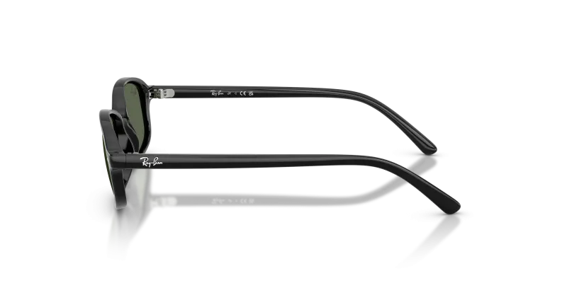 แว่นกันแดด Rayban RJ9132SF-100/31 มุมข้าง ขาแว่นสีดำ