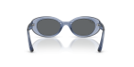 แว่นกันแดด Rayban RJ9141SF-721681 Transparent Blue Dark Grey Polarized แว่นกันแดด Rayban RJ9141SF-721681 ขาแว่นด้านใน