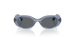 แว่นกันแดด Rayban RJ9141SF-721681 Transparent Blue Dark Grey Polarized แว่นกันแดด Rayban RJ9141SF-721681 ด้านหน้า