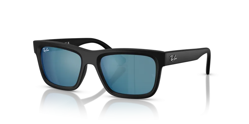 แว่นกันแดด Rayban RJ9196S-100S55 มุมเฉียง สีดำด้าน สำหรับเด็กทุกเพศ