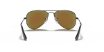 แว่นกันแดด Rayban Junior Aviator RJ9506S-201/55 Black Blue Flash แว่นกันแดด Rayban RJ9506S-201/55 ขาแว่นด้านใน