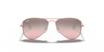แว่นกันแดด Rayban Junior Aviator RJ9506S-211/7E Pink แว่นกันแดด Rayban RJ9506S-211/7E ด้านหน้า