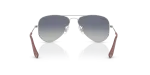 แว่นกันแดด Rayban Junior Aviator RJ9506S-212/4L Silver Blue Gradient Grey แว่นกันแดด Rayban RJ9506S-212/4L ขาแว่นด้านใน