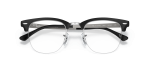 กรอบแว่นสายตา Rayban Clubmaster Metal RX3716VM-2861 Black On Silver แว่นสายตา Rayban RX3716VM-2861 close-up ด้านหน้า