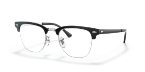 แว่นสายตา Rayban RX3716VM-2861 มุมเฉียง สีดำพื้นเงิน สำหรับผู้ใช้ทุกเพศ