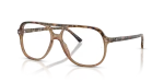 กรอบแว่นสายตา Rayban RX5698-8109 Havana On Transparent Brown แว่นสายตา Rayban RX5698-8109 มุมเฉียง สี Havana & Brown สำหรับผู้ใช้ทุกเพศ
