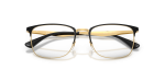 กรอบแว่นสายตา Rayban RX6421-2890 Black On Gold แว่นสายตา Rayban RX6421-2890 close-up ด้านหน้า