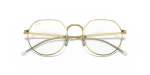 กรอบแว่นสายตา Rayban Jack RX6465-3086 Gold แว่นสายตา Rayban RX6465-3086 close-up ด้านหน้า