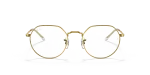 กรอบแว่นสายตา Rayban Jack RX6465-3086 Gold แว่นสายตา Rayban RX6465-3086 ด้านหน้า