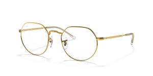 แว่นสายตา Rayban RX6465-3086 มุมเฉียง สีทอง สำหรับผู้ใช้ทุกเพศ