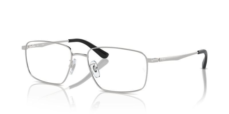 กรอบแว่นสายตา Rayban RX6524D-2501 Silver แว่นสายตา Rayban RX6524D-2501 มุมเฉียง สีเงิน สำหรับผู้ใช้ทุกเพศ
