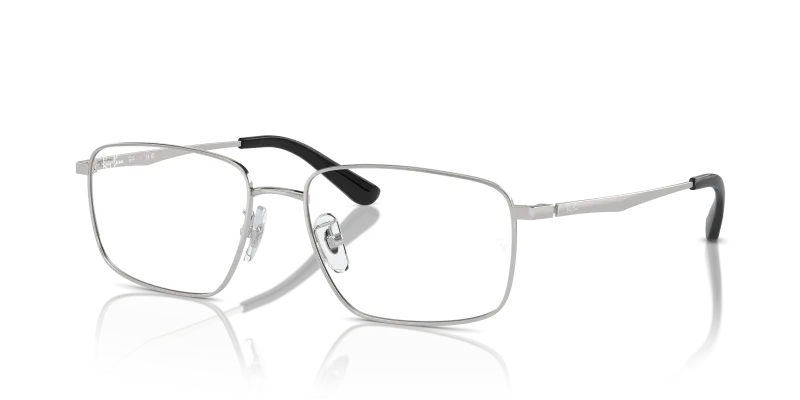 แว่นสายตา Rayban RX6524D-2501 มุมเฉียง สีเงิน สำหรับผู้ใช้ทุกเพศ