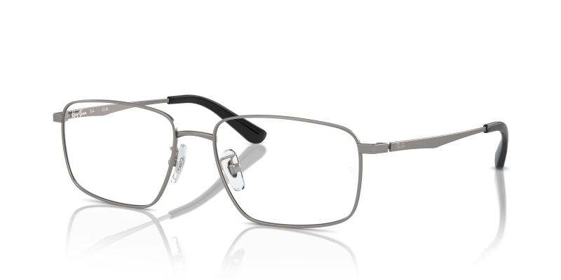 แว่นสายตา Rayban RX6524D-2620 มุมเฉียง สีกันเมทัล สำหรับผู้ใช้ทุกเพศ