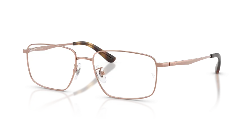 แว่นสายตา Rayban RX6524D-2943 มุมเฉียง สีทองแดง สำหรับผู้ใช้ทุกเพศ