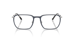 กรอบแว่นสายตา Rayban RX6549-3016 Matte Blue On Silver แว่นสายตา Rayban RX6549-3016 ด้านหน้า