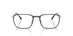 กรอบแว่นสายตา Rayban RX6549-3016 Matte Blue On Silver แว่นสายตา Rayban RX6549-3016 ด้านหน้า