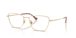 แว่นสายตา Rayban RX6552-2993 มุมเฉียง สีทองอ่อน สำหรับผู้ใช้ทุกเพศ