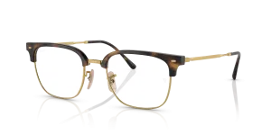 แว่นสายตา Rayban RX7216F-2012 มุมเฉียง สีฮาวานาพื้นทอง สำหรับผู้ใช้ทุกเพศ