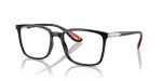 กรอบแว่นสายตา Rayban RX7240M-F601 Black แว่นสายตา Rayban RX7240M-F601 มุมเฉียง สีดำ สำหรับผู้ใช้ทุกเพศ