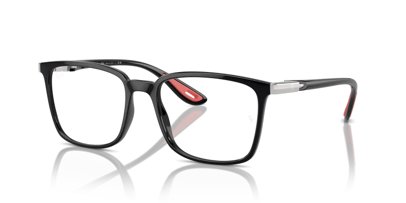 กรอบแว่นสายตา Rayban RX7240M-F601 Black แว่นสายตา Rayban RX7240M-F601 มุมเฉียง สีดำ สำหรับผู้ใช้ทุกเพศ
