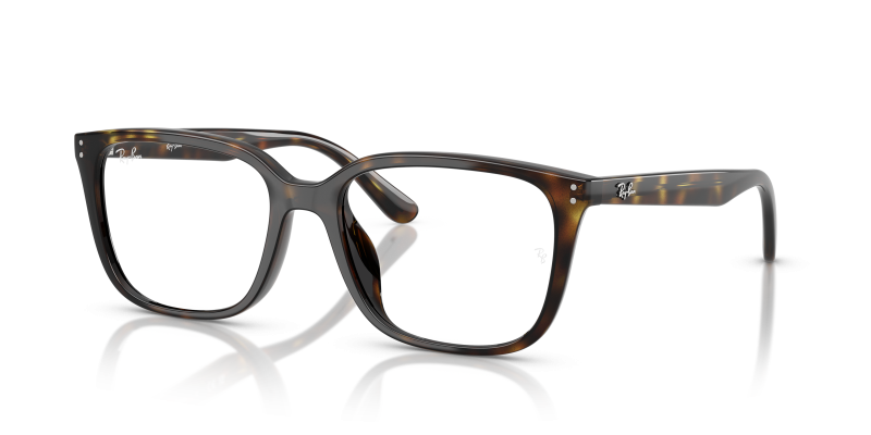 กรอบแว่นสายตา Rayban RX7248D-2012 Havana แว่นสายตา Rayban RX7248D-2012 มุมเฉียง สีฮาวานา สำหรับผู้ใช้ทุกเพศ